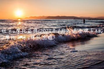 出租京a摩托蓝牌(2024年7月）选金牌车务(摩托车京a牌照出租)