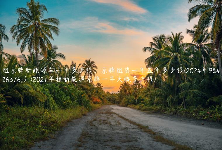 租京牌新能源车一年多少钱、京牌租赁一年五年多少钱(2024年9月）(2021年租新能源京牌一年大概多少钱)