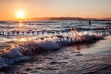 讲解北京新能源牌照租一年多少钱、油牌指标一年三年、五年价格多少(2024年8月）