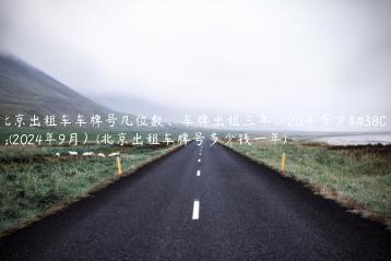 北京出租车车牌号几位数、车牌出租三年、20年多少钱(2024年9月）(北京出租车牌号多少钱一年)