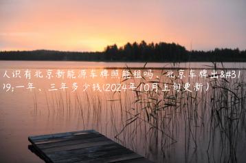认识有北京新能源车牌照能租吗、北京车牌出租一年、三年多少钱(2024年10月上旬更新）